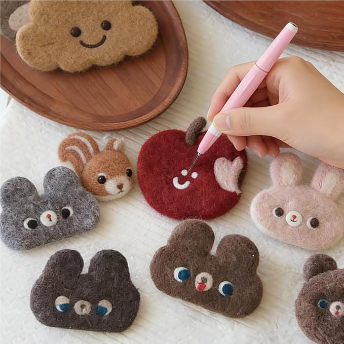 WEICIM Wet Felting Tool/Wooden Wet Felting Tool/Fulling Block, Contains 60 g - Image 2