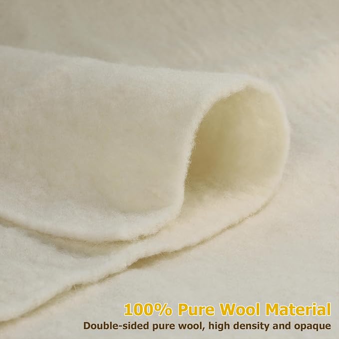 30" x 39" Wool Felt Fabric, Pure Merino Felt Fabric - Image 2