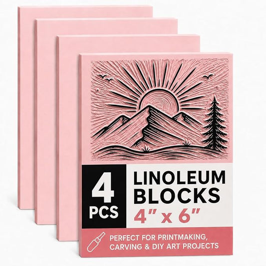 Bobblebro Linoleum Blocks for Printmaking Supplies by Unknown