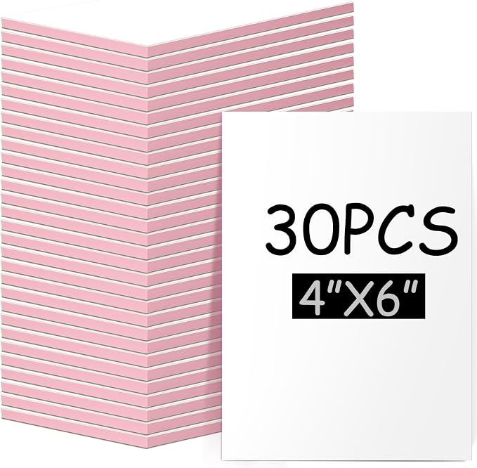 Frienda 30 Pack 4"x6" Rubber Stamp Carving Blocks Bulk Rubber Carving Linoleum by Frienda