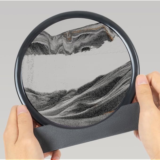 Meeitec Moving Sand Art, 3D Liquid Motion Deep Sea Sandscape Color Quicksand - Image 7