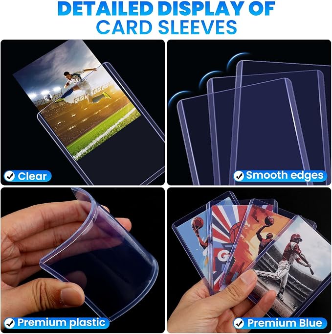 400 Card Sleeves Top Loaders for Cards, Baseball Card Protectors, Trading Card - Image 4