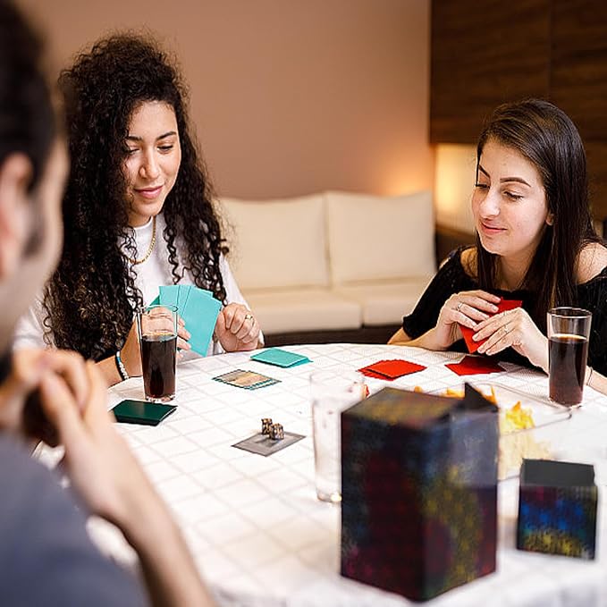 100 Count Black Card Sleeves for Trading Cards, Perfect Fit Shiny MTG Card - Image 6