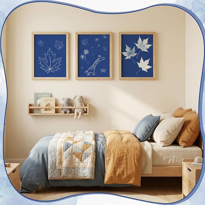 Cyanotype Kit with 30 Sheets Sun Print Paper & Acrylic Panel, 5.8 x 8.3 IN | - Image 7