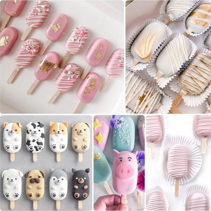 WMKGG Popsicle Silicone Molds Set, Ice Pop, Cakesicles - Image 5