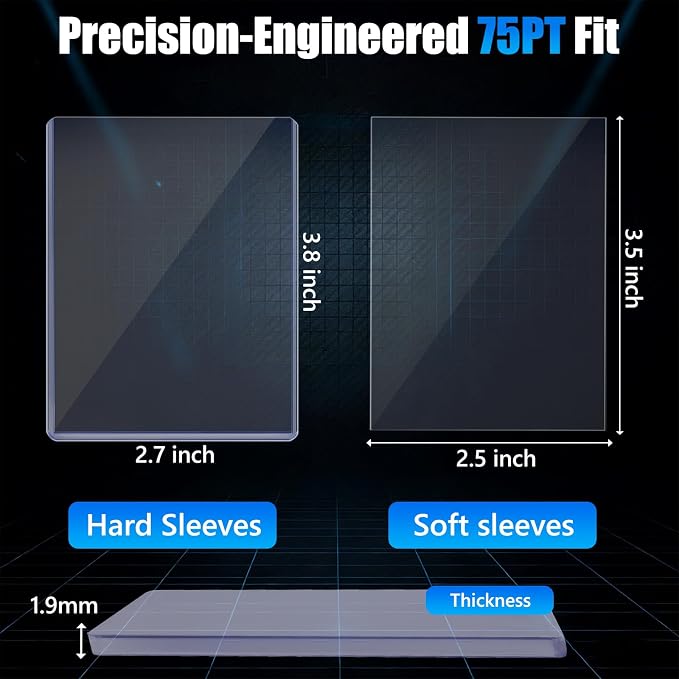 DEDC 75pt Toploads and Penny Sleeves Bundle - Image 2