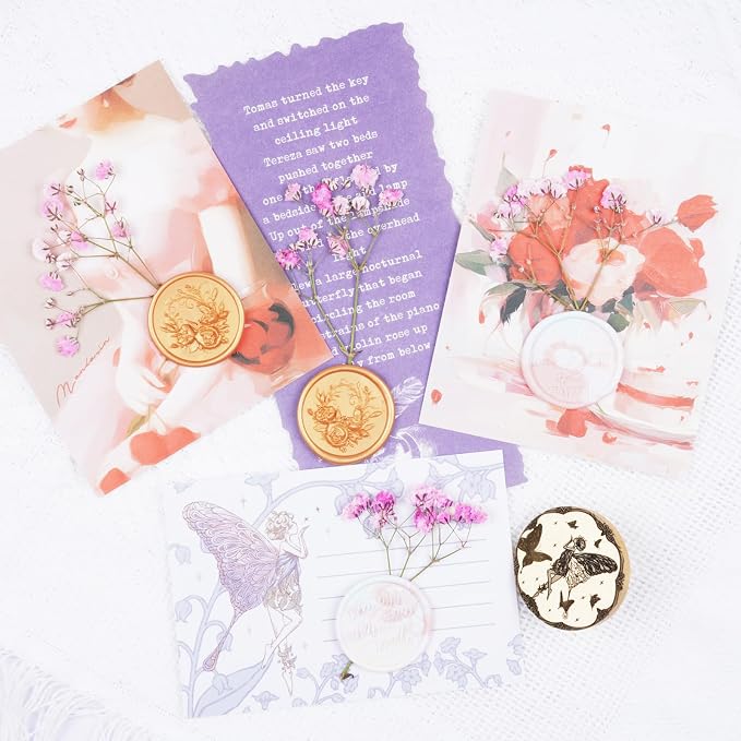 50Pcs Pink Babys Breath Dried Pressed Flowers - Image 7