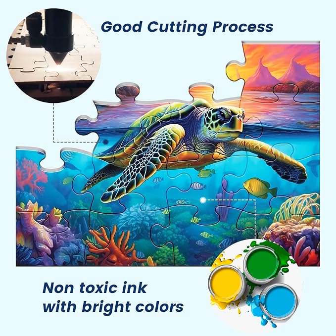 6 Pack 16 Large Piece Puzzles for Seniors Puzzles Dementia Alzheimer's Products - Image 4