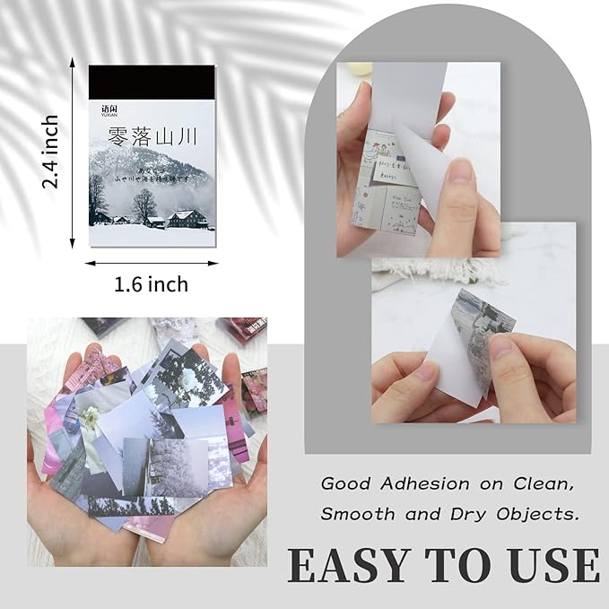 600 Pieces Washi Sticker Set, 12 Set Scrapbooking Diary Planner Album Diary - Image 2