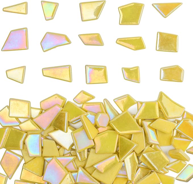 Youway Style Iridescent Glass Mosaic Tiles by YouwayStyle