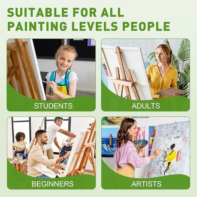 FUMILE Canvas for Painting 24x36, 6 Pack Large Stretched Canvas for - Image 6