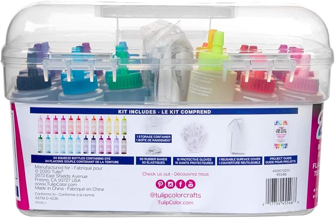 Tulip 20 Tie Dye, 24 Bottle Storage Tub, Color Spectrum - Image 2