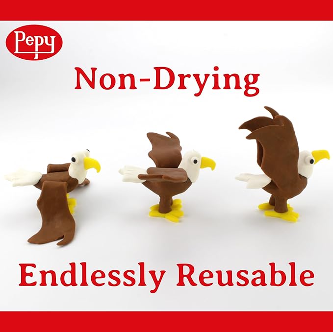 Pepy Plastilina Reusable and Non-Drying Modeling Clay Gift Set; Set of 24 Bars - Image 4