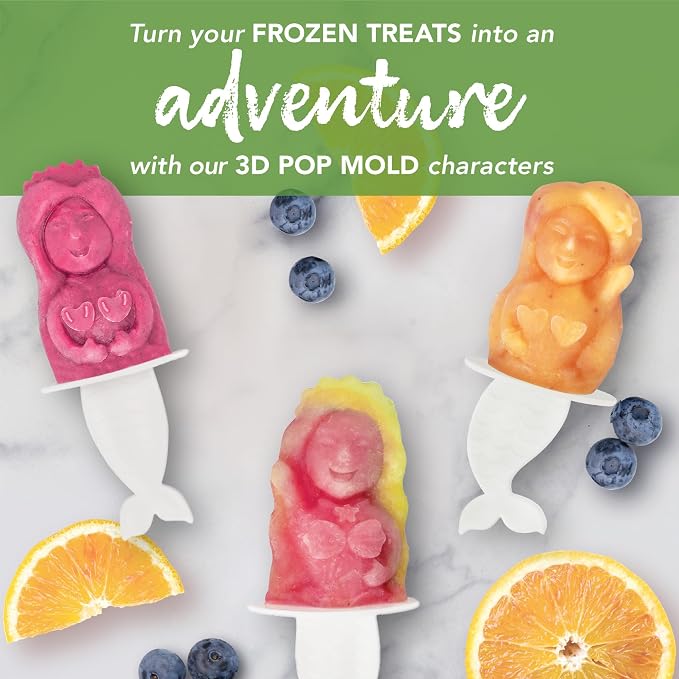 Tovolo, Molds Pop Freezer Mermaids Set Of 4 - Image 2