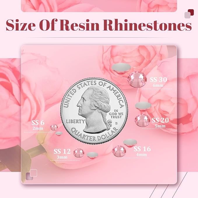 12000PCS 2mm Resin Rhinestones Bulk - Image 3