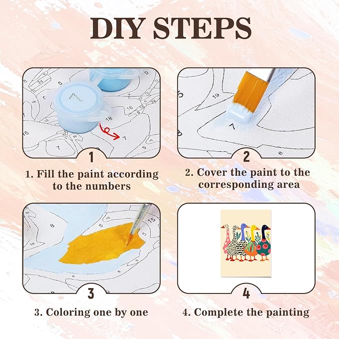 Paint by Numbers Kit for Adults Beginner & Kids Ages 8-12 - Image 7