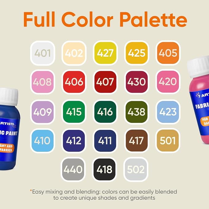 Red Fabric Paint 4 fl. oz – Permanent Fabric Paint Red - Image 5