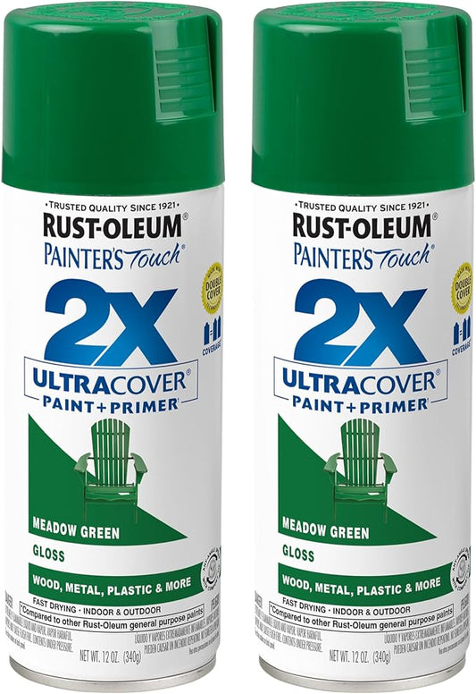 Rust-Oleum 334039-2PK Painter's Touch 2X Ultra Cover Spray Paint, 12 oz by Rust-Oleum