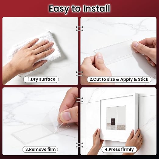 NULTAT Double Sided Tape Heavy Duty, Nano Reusable, Washable Double Stick Tape - Image 7