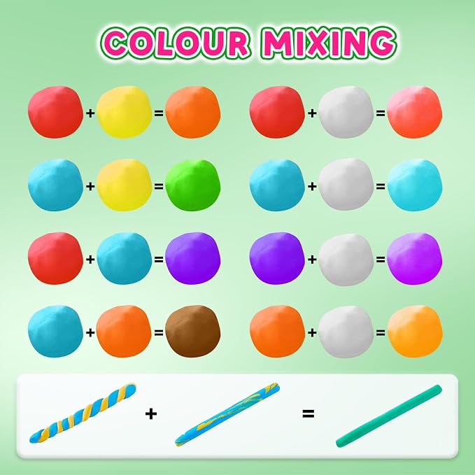 Air Dry Clay 76 Colors, Modeling Magic Clay Gift - Image 3
