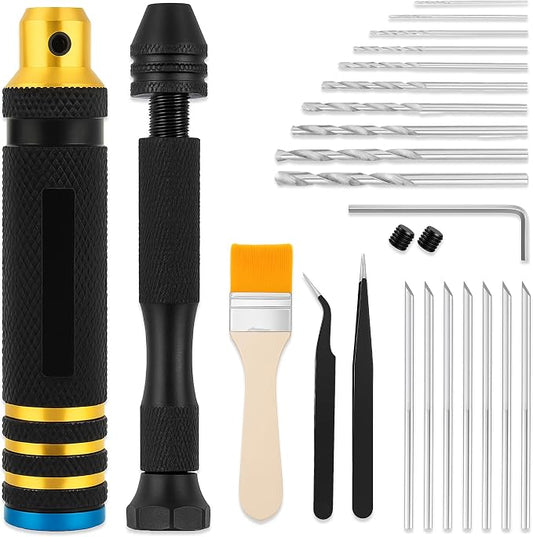 Mandala Crafts 25-Piece Adult Precision Model Scribing Tool Set – Professional by MandalaCrafts