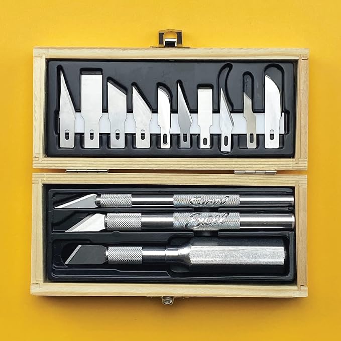 Excel Blades Craftsmen Set, 13-Piece Precision Craft Knife Set - Image 6