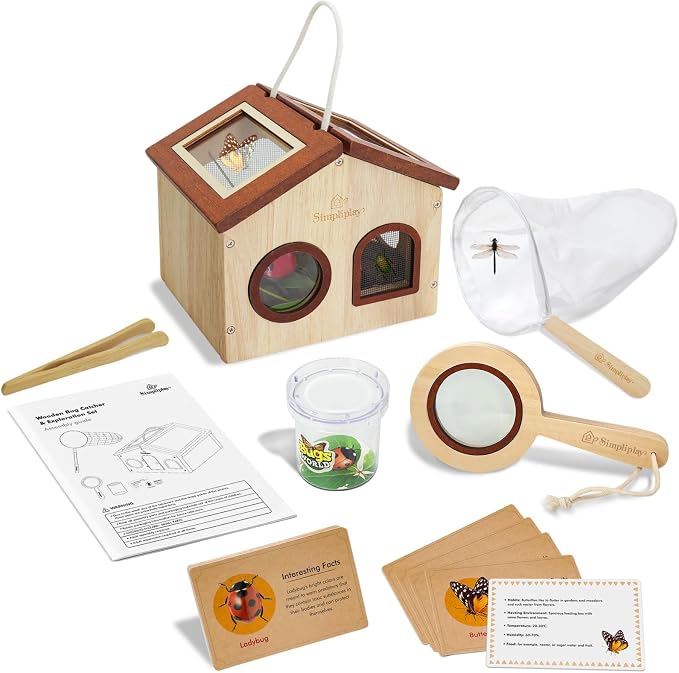 SimpliPlay Kids Bug Catching Kit, 6-in-1 Nature Discovery Kit by SimpliPlay