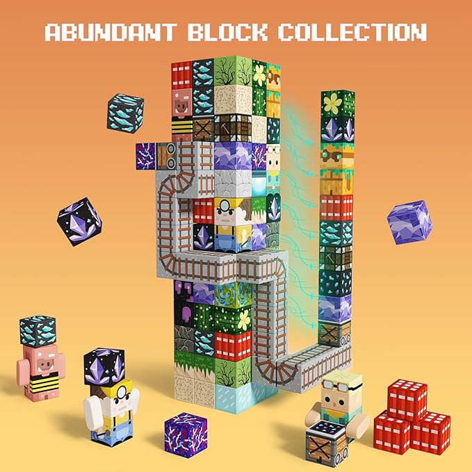 GobiDex Magnetic Building Blocks Kids Game-Based Build Magwonder World - Image 5