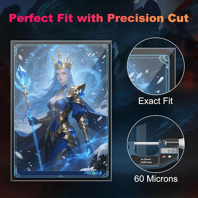 1200 Pack Card Sleeves Clear, Perfect Fit Inner Sleeves Ideal - Image 3