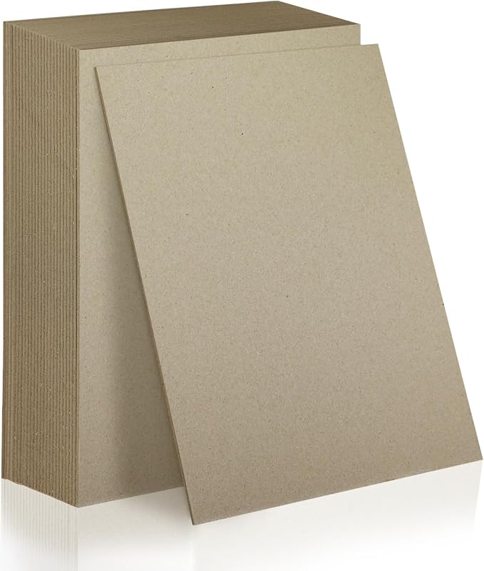 25 Sheets 12.5x10" Book Board 2 mm 80 PT by Gocreate