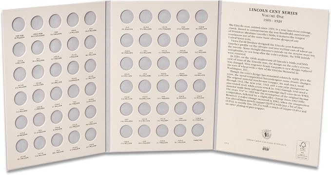 Littleton Coin Company 1909-1929 Lincoln Cent Folder, Volume 1 - Image 3