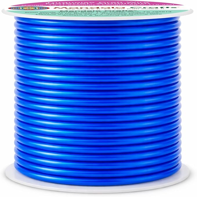 Mandala Crafts 13 Gauge True Blue Anodized Aluminum Craft Wire, 60 FT | Colored - Image 2