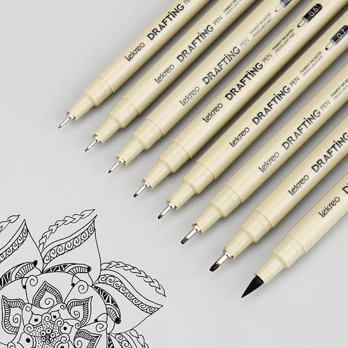 Fineliner Pens - Archival Black Ink Pen - Pens - Image 3
