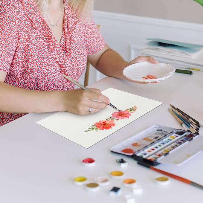 50 Pack Foldable Blank Watercolor Cards - Image 7