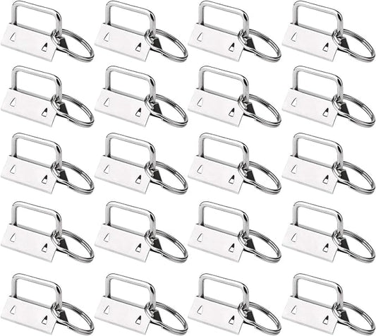 HRLORKC 50 Sets Key Fob Hardware Key Fob Keychain Wristlet by HRLORKC
