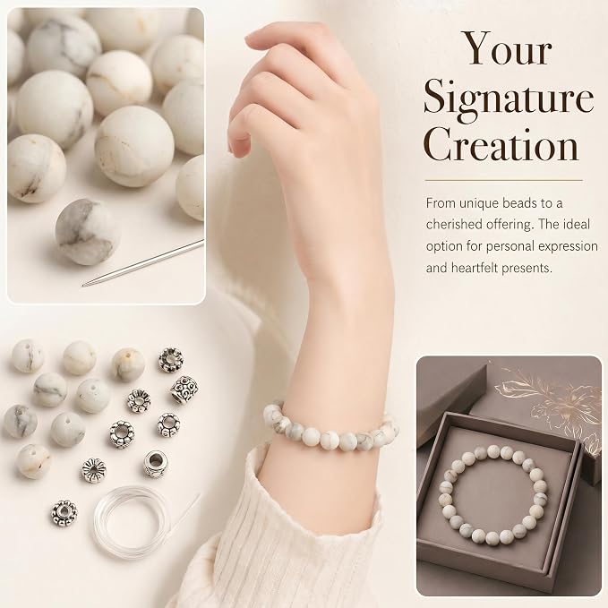 10mm Matte White Quartz Bead, 15-Inch Matte Round Loose Stone Beads - Image 5
