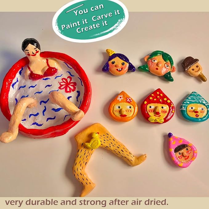 ReArt Natural Air-Dry Clay 5lbs, Terracotta - Image 6