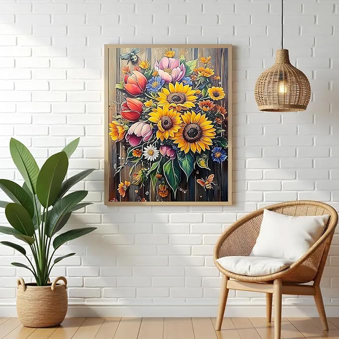 VeGuude Flowers Diamond Art Kits - Image 2