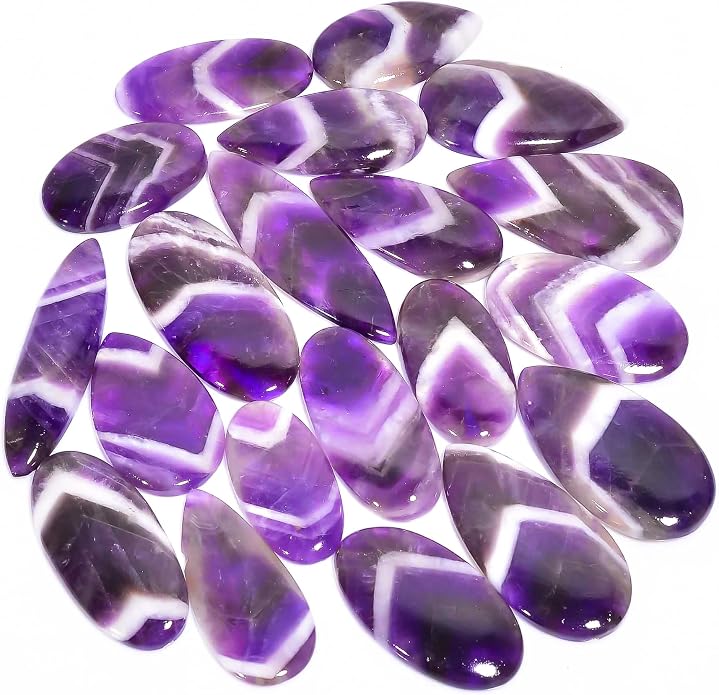 Natural Loose Gemstone 5 Piece Cabochons Lot Jewelry Making Loose Gemstone by Crysmona