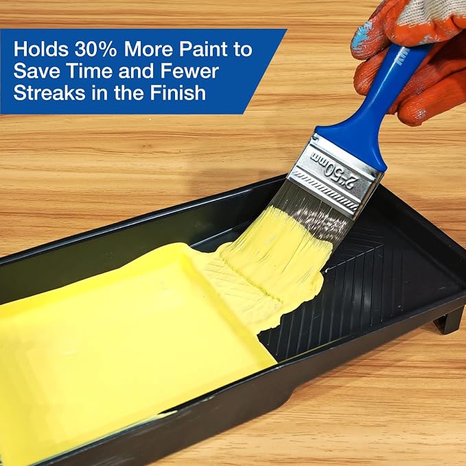 King Origin 10 PCS 2 Inch Paint Brushes, Versatile Paint Brush Set | Wall Paint - Image 4
