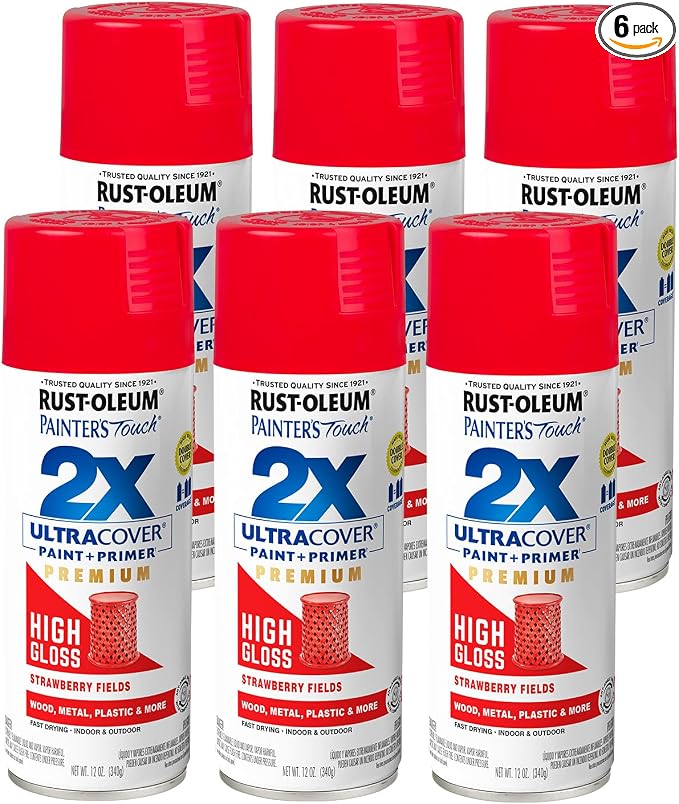 Rust-Oleum Painter's Touch 2X Ultra Cover Spray Paint, Strawberry Fields | by Rust-Oleum