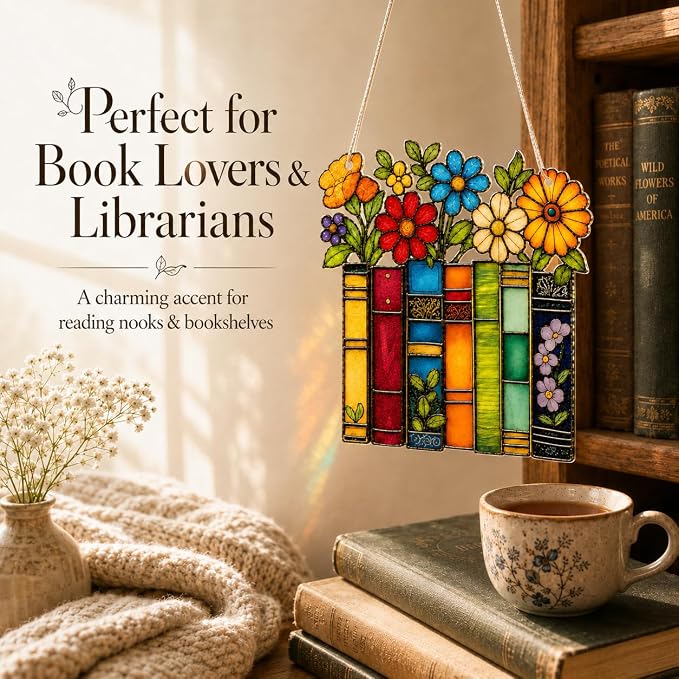 Book Lovers Gifts Book Ornament, Teacher Gifts - Image 4