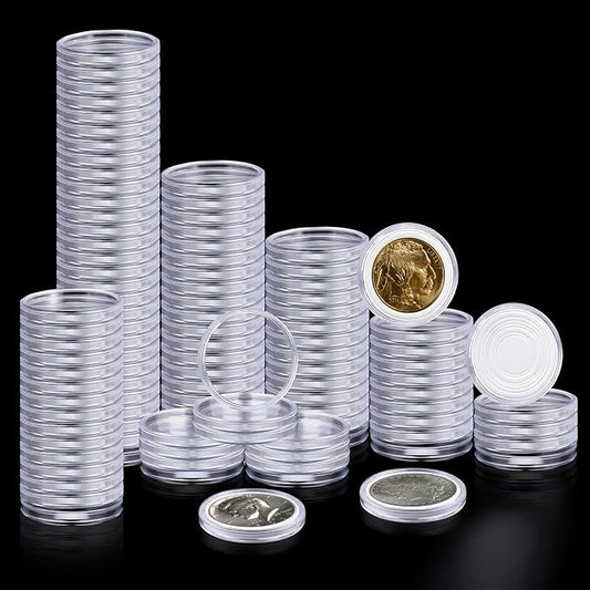 100PCS Silver Dollar Coin Holder, Coin Holders by COIDEA