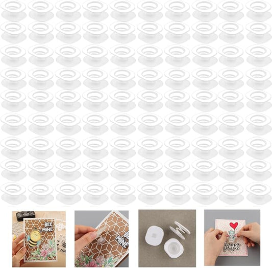 BAOFALI 90Pcs/Set Mini Action Wobbles, Self-Adhesive Springs, Small Wobblers by BAOFALI