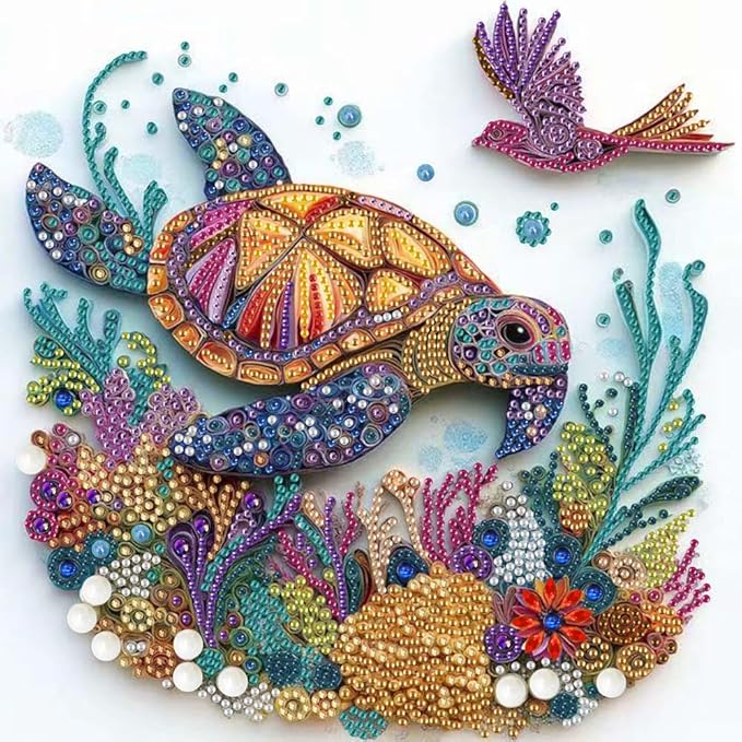 ZQEATRY Sea Turtle Diamond Painting Kits by ZQEATRY
