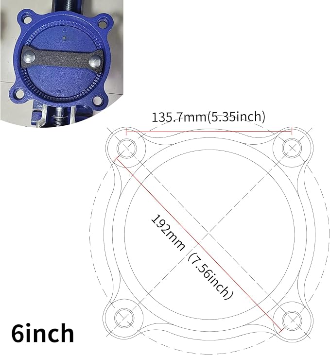 6-Inch Heavy Duty Bench Vise Ductile Iron Bench Vise 360° Multi-Purpose Bench - Image 7