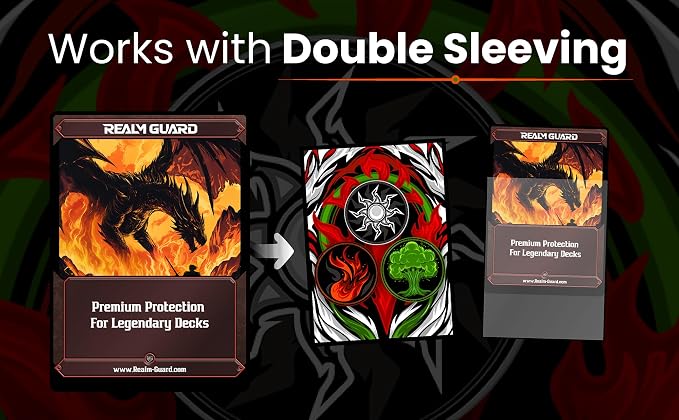 100ct Textured Matte TCG/MTG Card Art Sleeves - Image 4