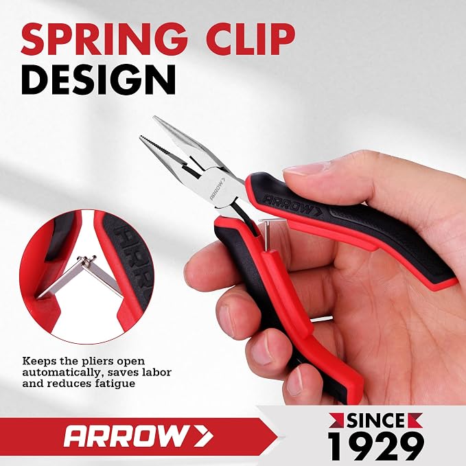 ARROW Mini Pliers Set, 6-Piece Precision Jewelry & Craft Kit – Includes Needle - Image 5