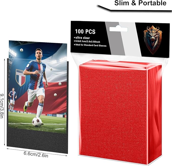 500 Counts Card Sleeves for Trading Cards, Premium Matte Standard Size Card - Image 7