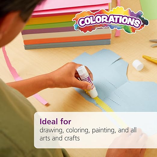 Colorations 9" x 12" Mediumweight Light Brown Construction Paper - Image 4